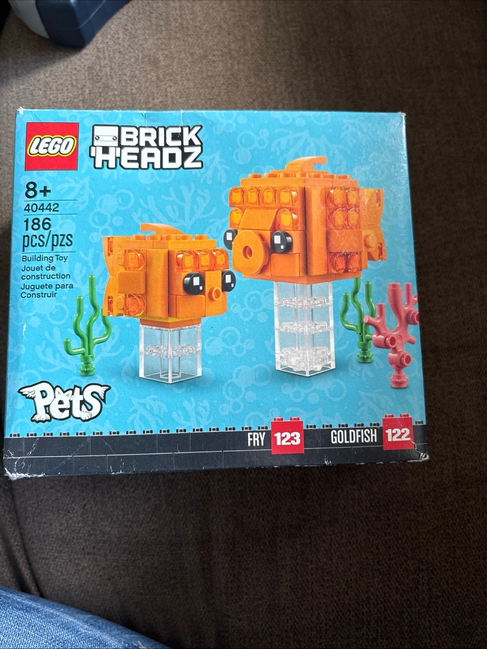 LEGO Iconic: Goldfish (40442) Brick Headz - NIB. Sealed, Retired.